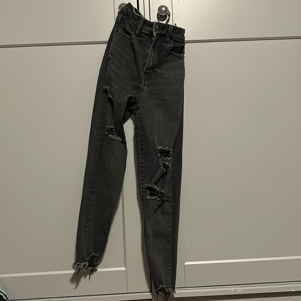 American eagle crop jeggings sz 4 short